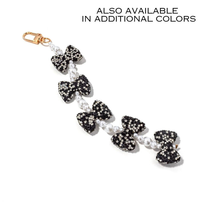 Bag Charm Sparkle Bow by Erimish (SEPT ARRAY: Ships in 2-3 Weeks)
