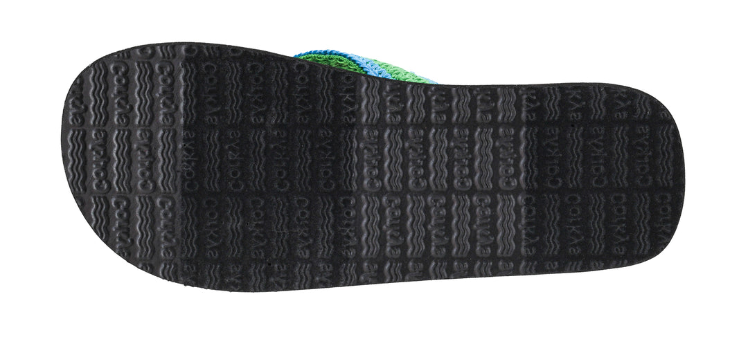 DOORBUSTER: SPF Flip-Flop - Blue Green by Corkys