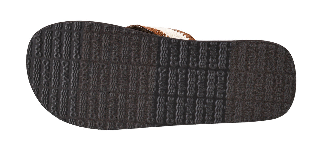 DOORBUSTER: SPF Flip-Flop - Ivory Tan by Corkys