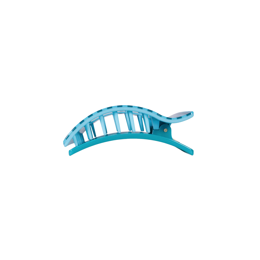 Small Teleties Flat Rectangle Clip - Splash Zone
