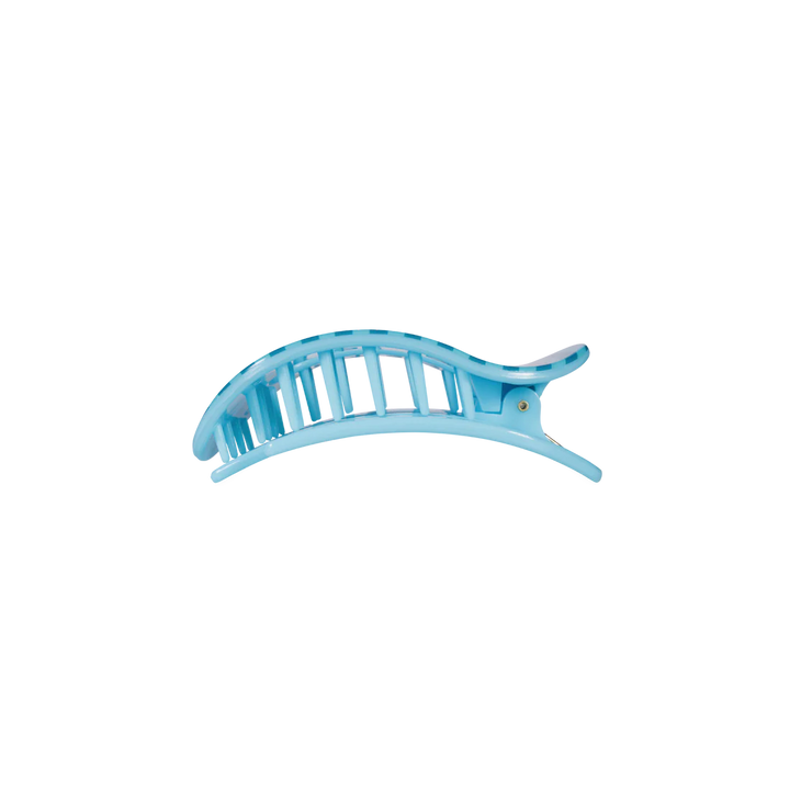 Small Teleties Flat Oval Clip - Splash Zone (Ships Next Week)