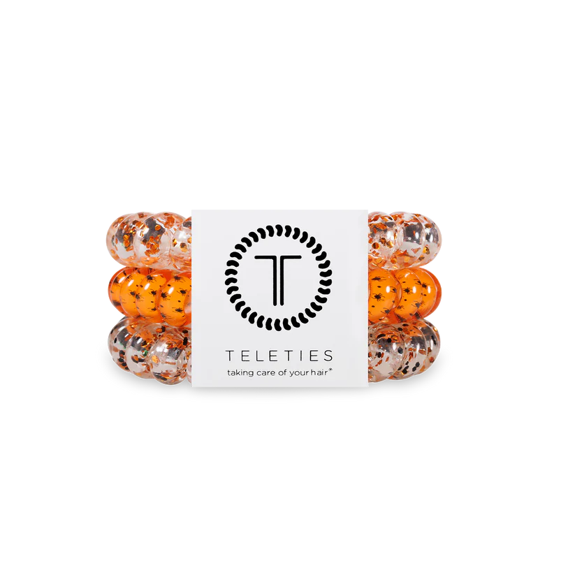 Teleties Hair Tie - Large Band Pack of 3 - Spooky Sparkles