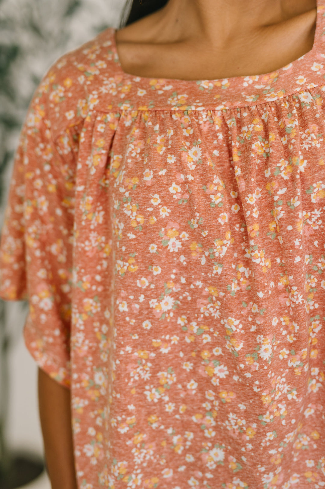 Spring Breeze Square Beck Top in Dusty Rose - 3/16