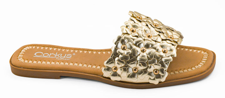 SHOE PARTY! Spring Fever Gold Metallic by Corkys (Ships in 2-3 Weeks)