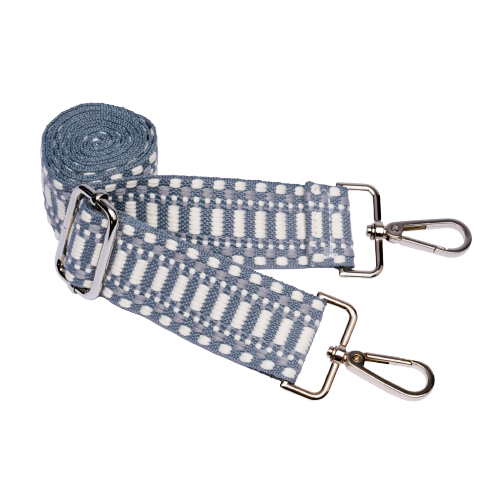 JUNE MARKET: Sky Gray HydroBag® Dark Gray Patterned Strap by Wanderfull (Ships in 2-3 Weeks)