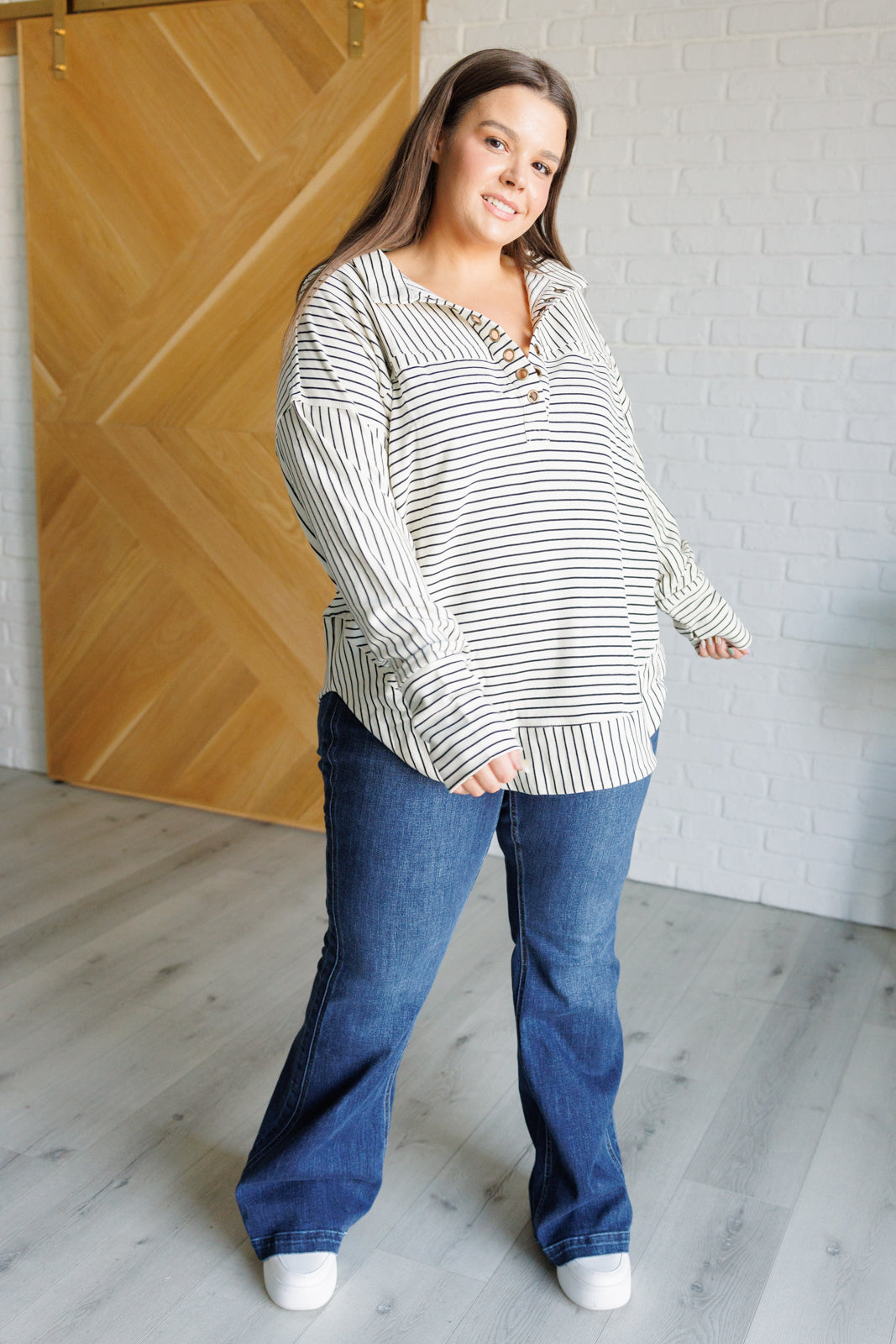 Striped Serendipity Pullover - 8/20
