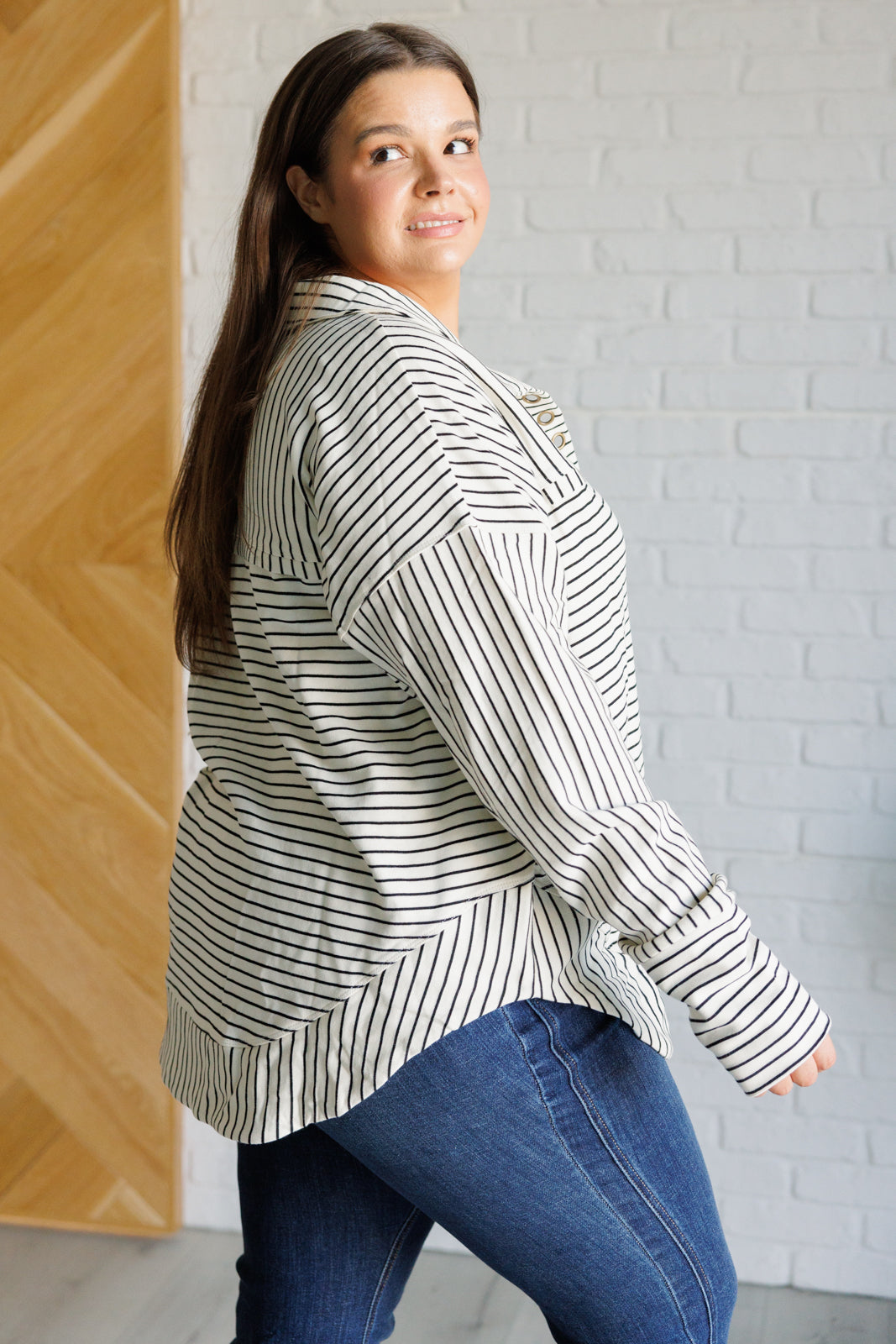 Striped Serendipity Pullover - 8/20