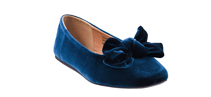 Sugar Rush Flats - Teal Velvet by Corkys (SEPT ARRAY: Ships in 2-3 Weeks)