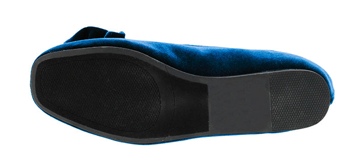 Sugar Rush Flats - Teal Velvet by Corkys (SEPT ARRAY: Ships in 2-3 Weeks)