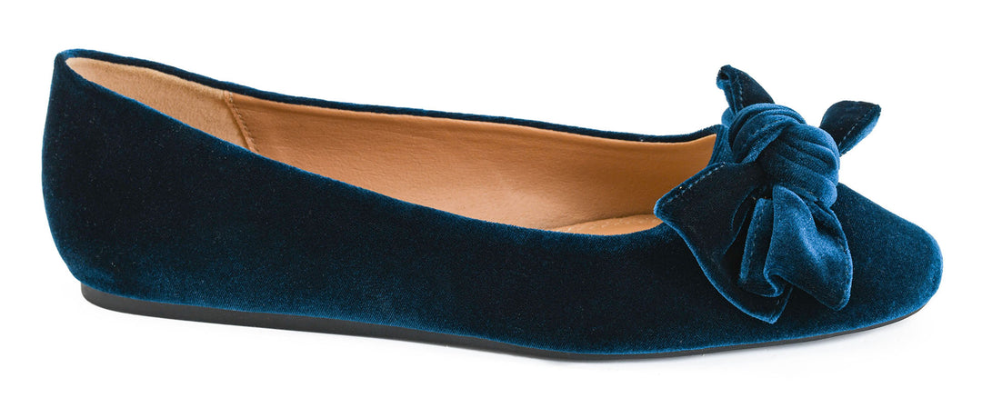 Sugar Rush Flats - Teal Velvet by Corkys (SEPT ARRAY: Ships in 2-3 Weeks)