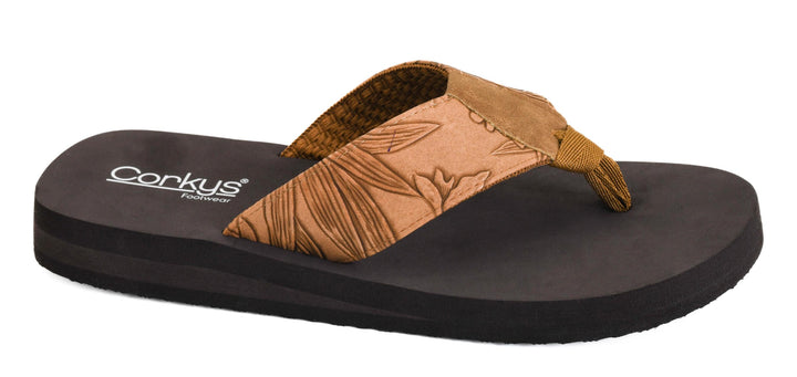 SHOE PARTY! Summer Break Tan Flower Emboss by Corkys (Ships in 2-3 Weeks)