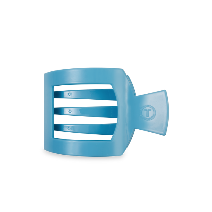 Medium Teleties Flat Square Clip - Summer Sky