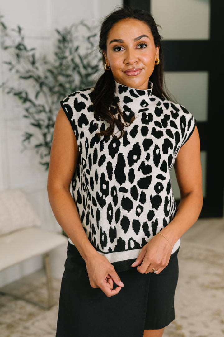 Sweet Temptations High Neck Sweater Knit Blouse - 5/29