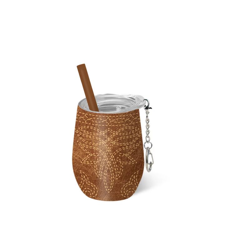 JUNE MARKET: Saddle Stitch Cognac - Mini Bar by Swig (Ships Late September)