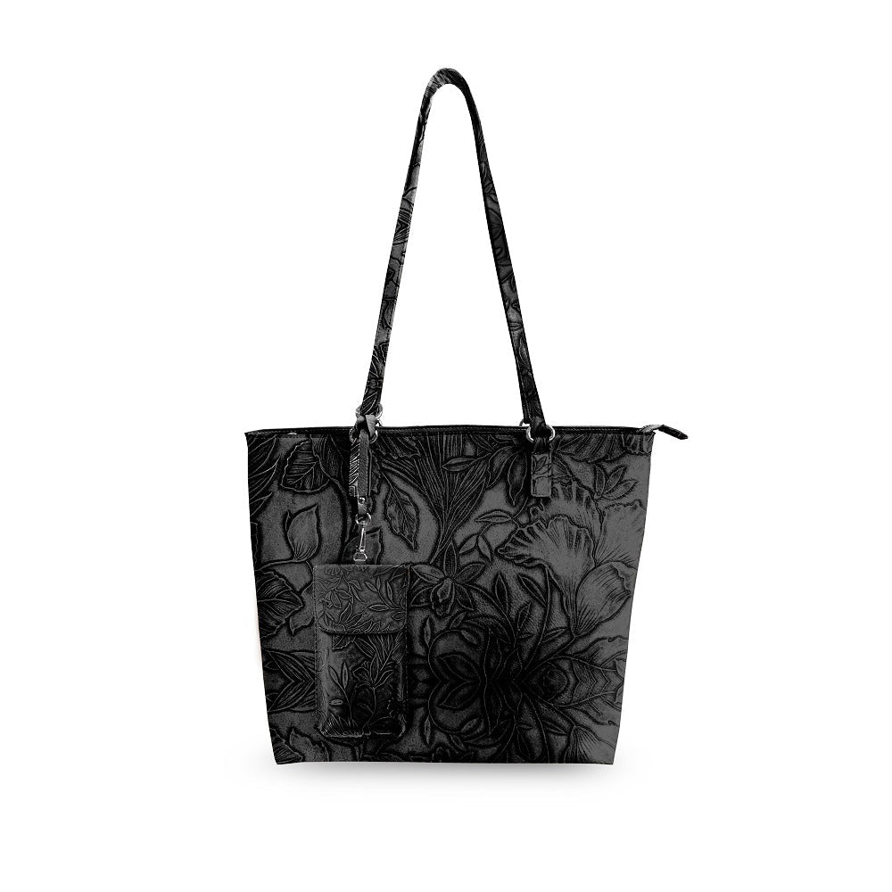 JULY PREORDER: Floral Tote W/Crossbody by Save The Girls (Ships in 2-3 Weeks)