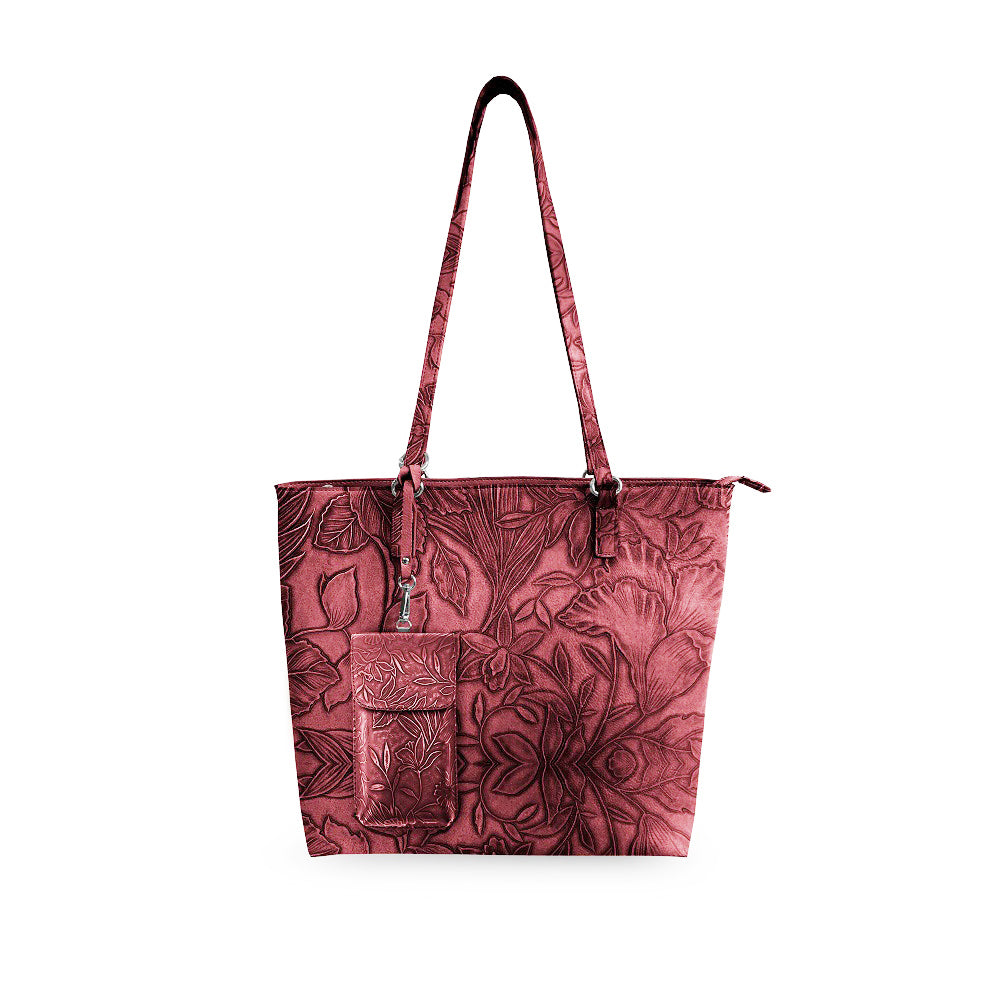 JULY PREORDER: Floral Tote W/Crossbody by Save The Girls (Ships in 2-3 Weeks)