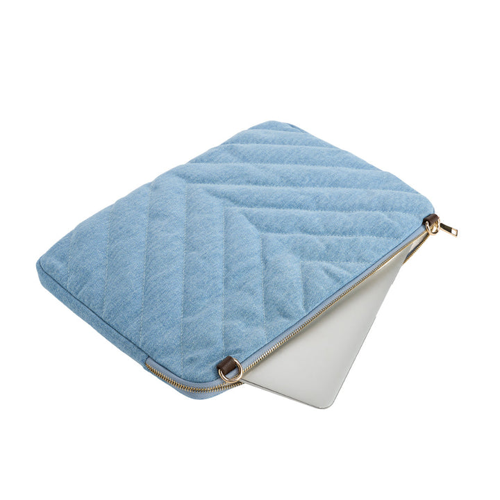 JUNE MARKET: Denim Quilted HydroTote® by Wanderfull (Ships in 2-3 Weeks)