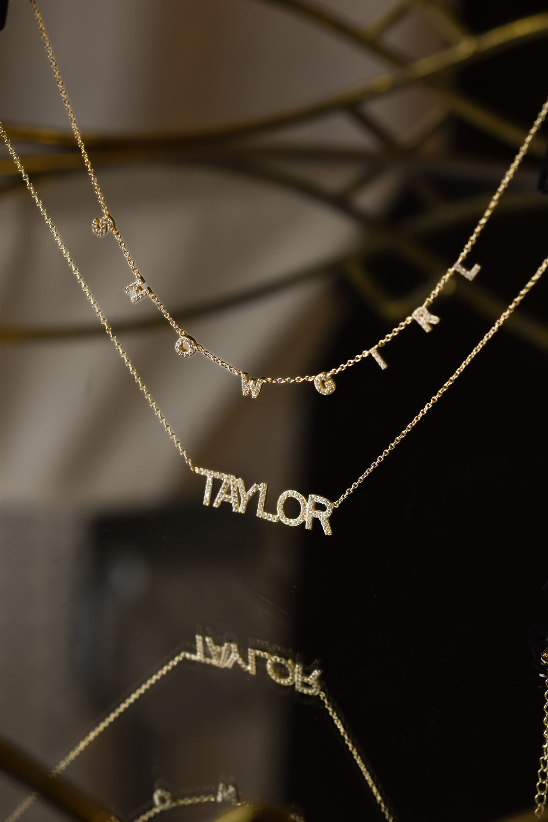 Custom Mini Dover Name Necklace - Water Resistant by the Sis Kiss (Ships in 4 Weeks)