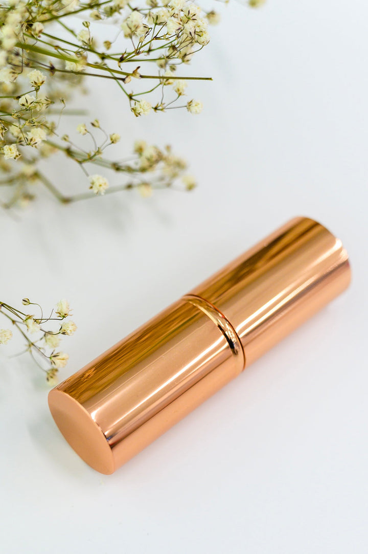 Rose Gold and Pink Telescopic Powder Brush - 6/12