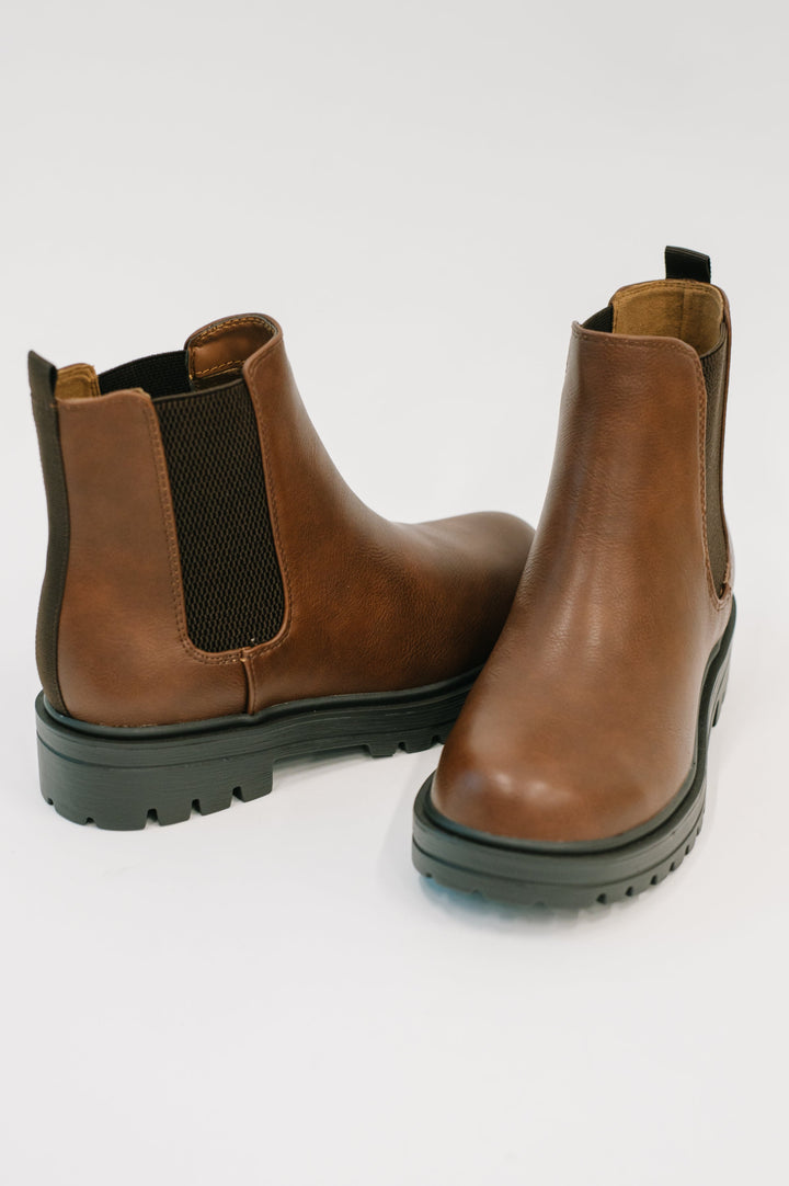 That's Just What They'll Do Paden Chelsea Boots in Brown - 12/9