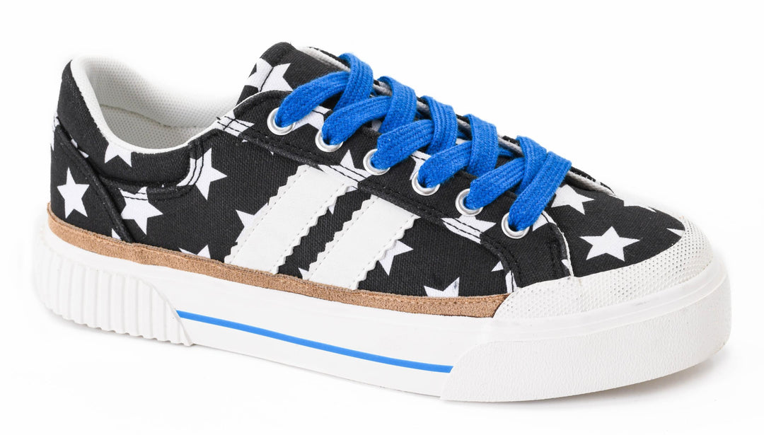 SHOE PARTY! Thats Her Black With Oversized Stars by Corkys (Ships in 2-3 Weeks)