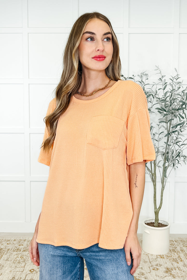 The Go-To Tee in Apricot Bliss - 4/16