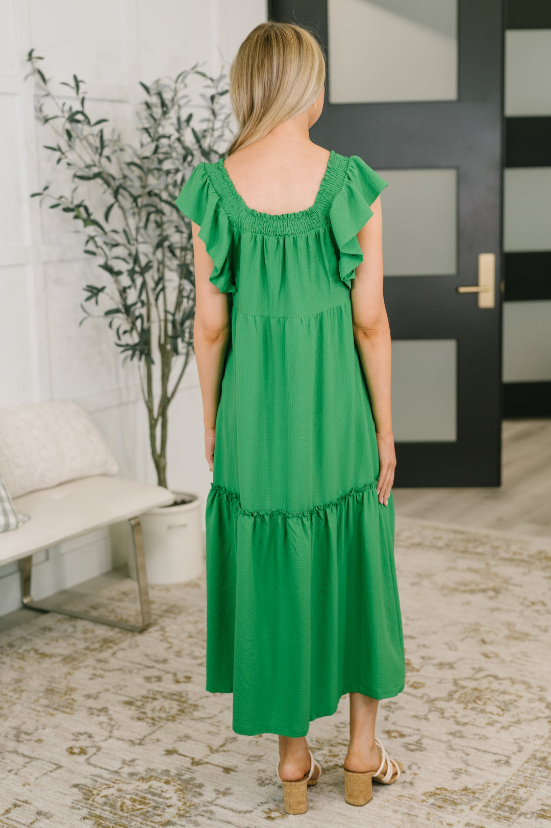 The Way We Were Square Neck Midi Dress - 6/16
