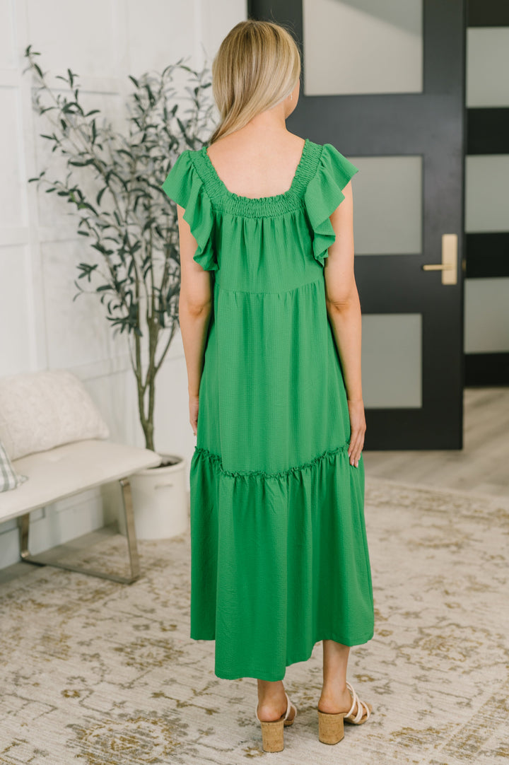 The Way We Were Square Neck Midi Dress - 6/16
