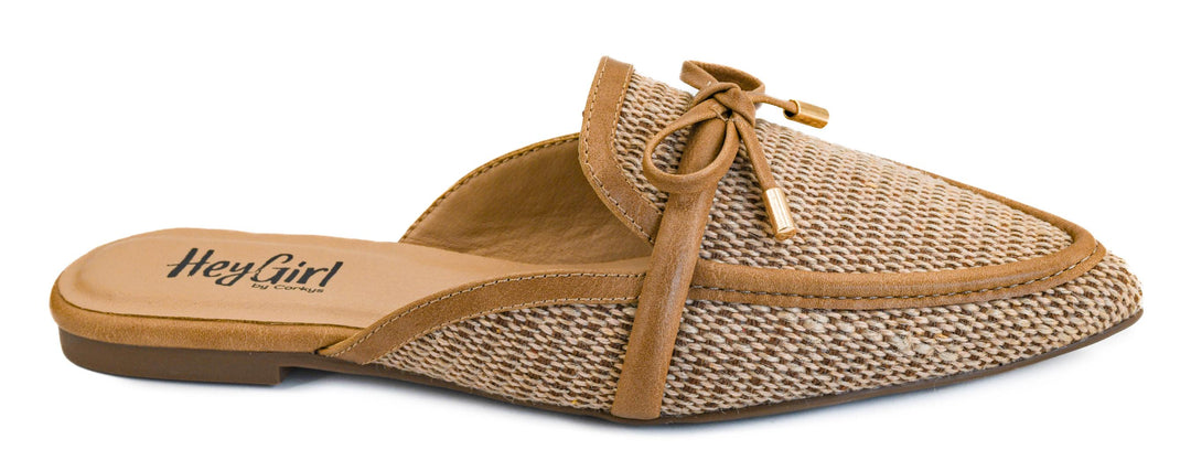 SHOE PARTY! Tip Included Caramel Raffia by Corkys (Ships in 2-3 Weeks)