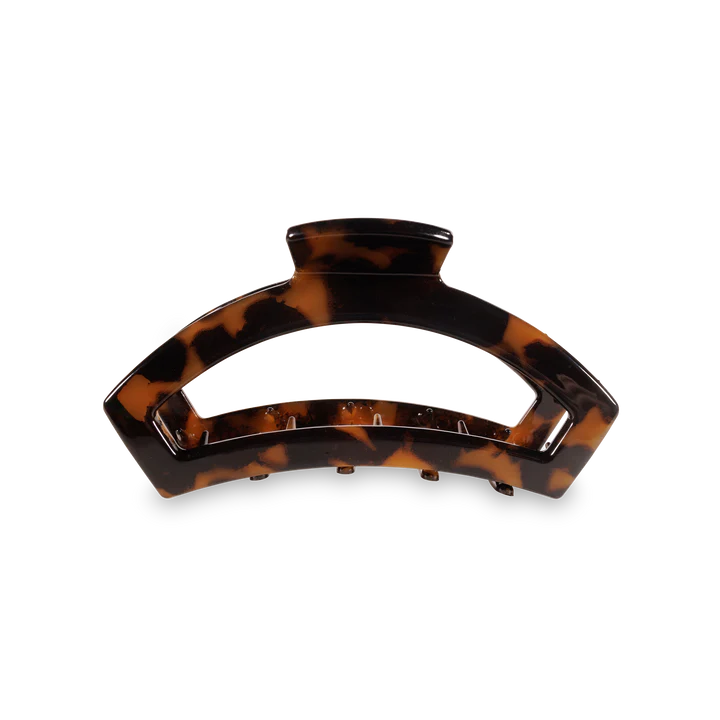 Medium Teleties Open Claw Clip - Tortoise