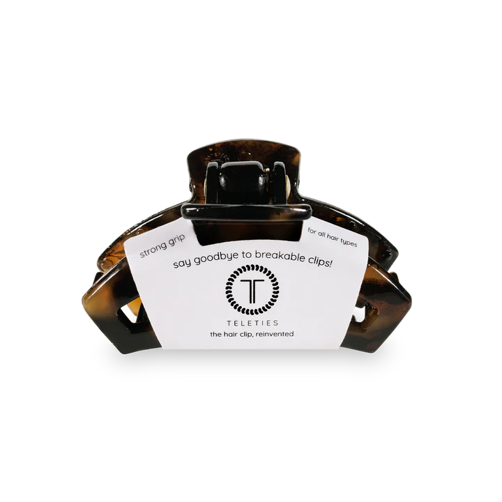 Tiny Teleties Open Claw Clip - Tortoise