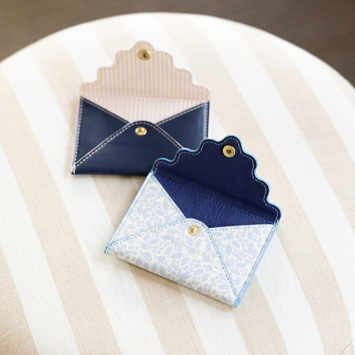 Navy Leatherette Mini Wallet by Emily Ley