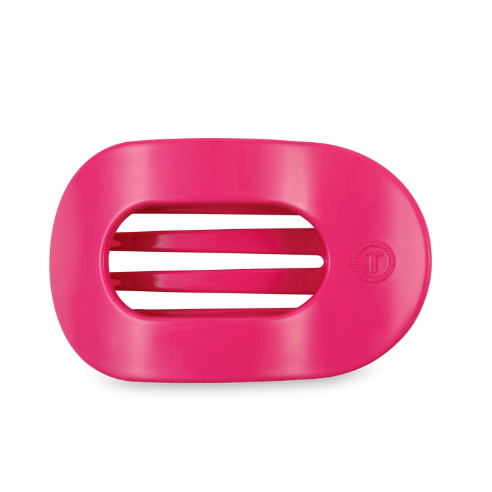 Large Teleties Flat Oval Clip - Tropical Punch