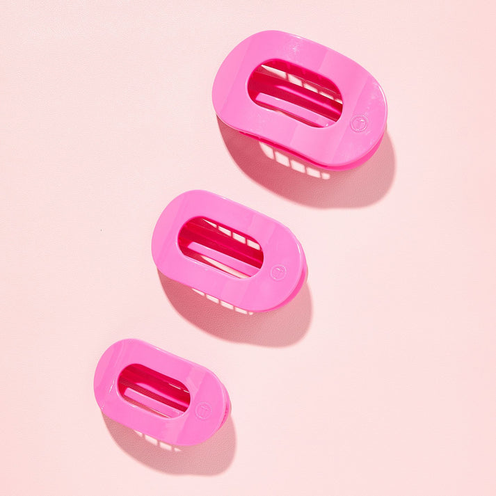 Small Teleties Flat Oval Clip - Tropical Punch