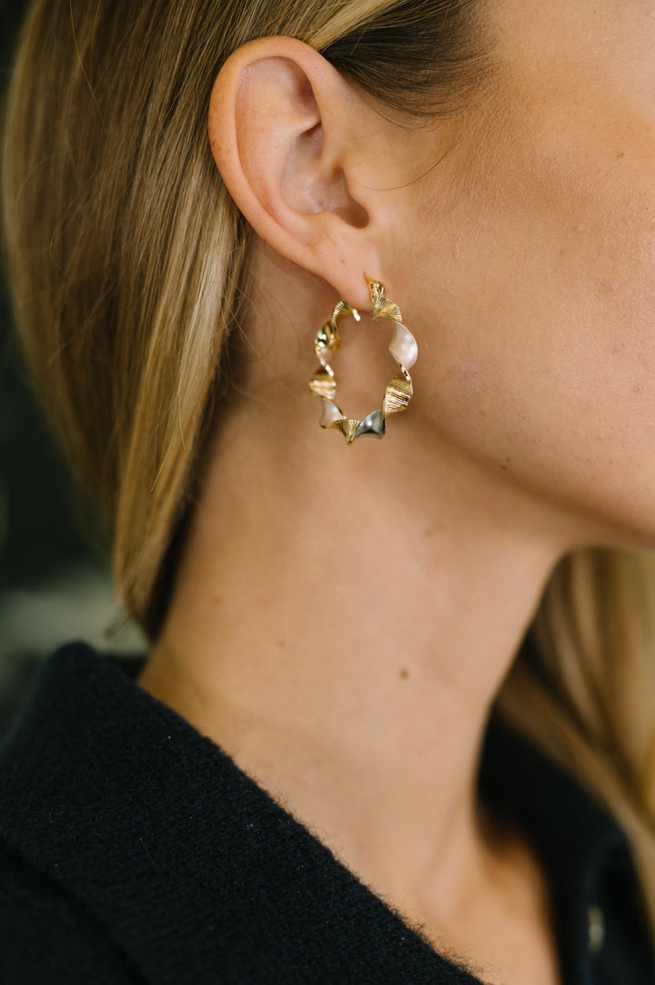 Twisted Sisters Plated Alloy Hoop Earrings - 1/27