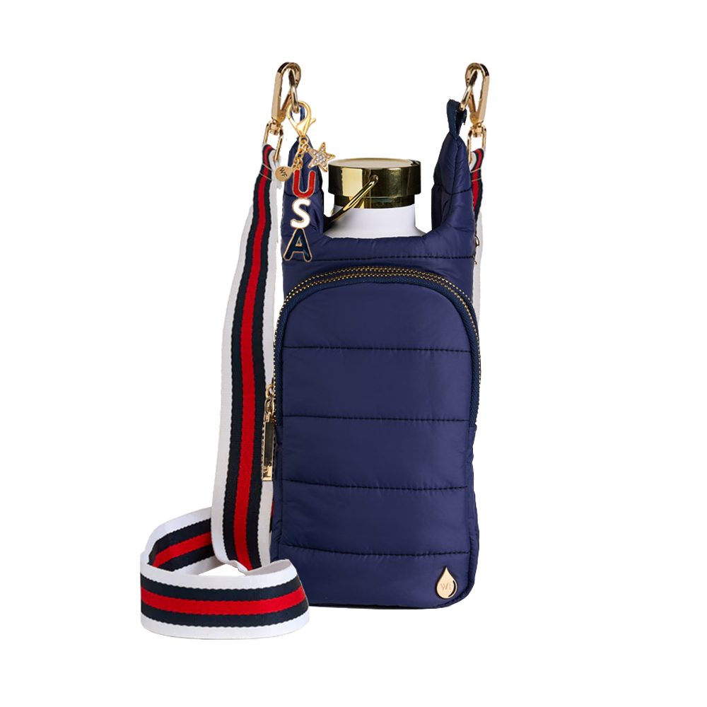 JUNE MARKET: Patriotic USA Bag Charm - Red, White, Blue by Wanderfull (Ships in 2-3 Weeks)