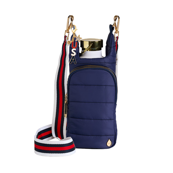 JUNE MARKET: Patriotic USA Bag Charm - Red, White, Blue by Wanderfull (Ships in 2-3 Weeks)