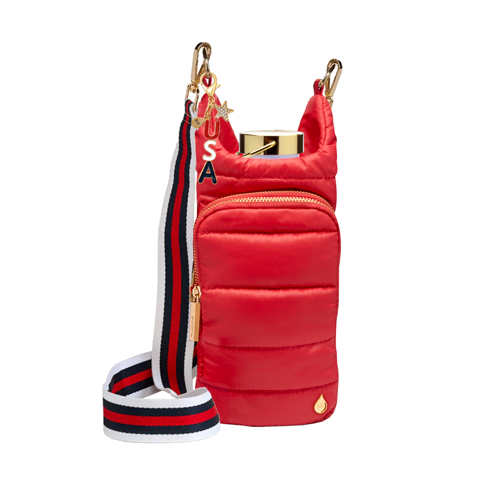 JUNE MARKET: Patriotic USA Bag Charm - Red, White, Blue by Wanderfull (Ships in 2-3 Weeks)
