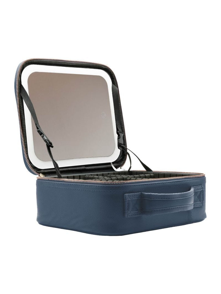 Navy Vegan Leather Travel Case by Simply Southern
