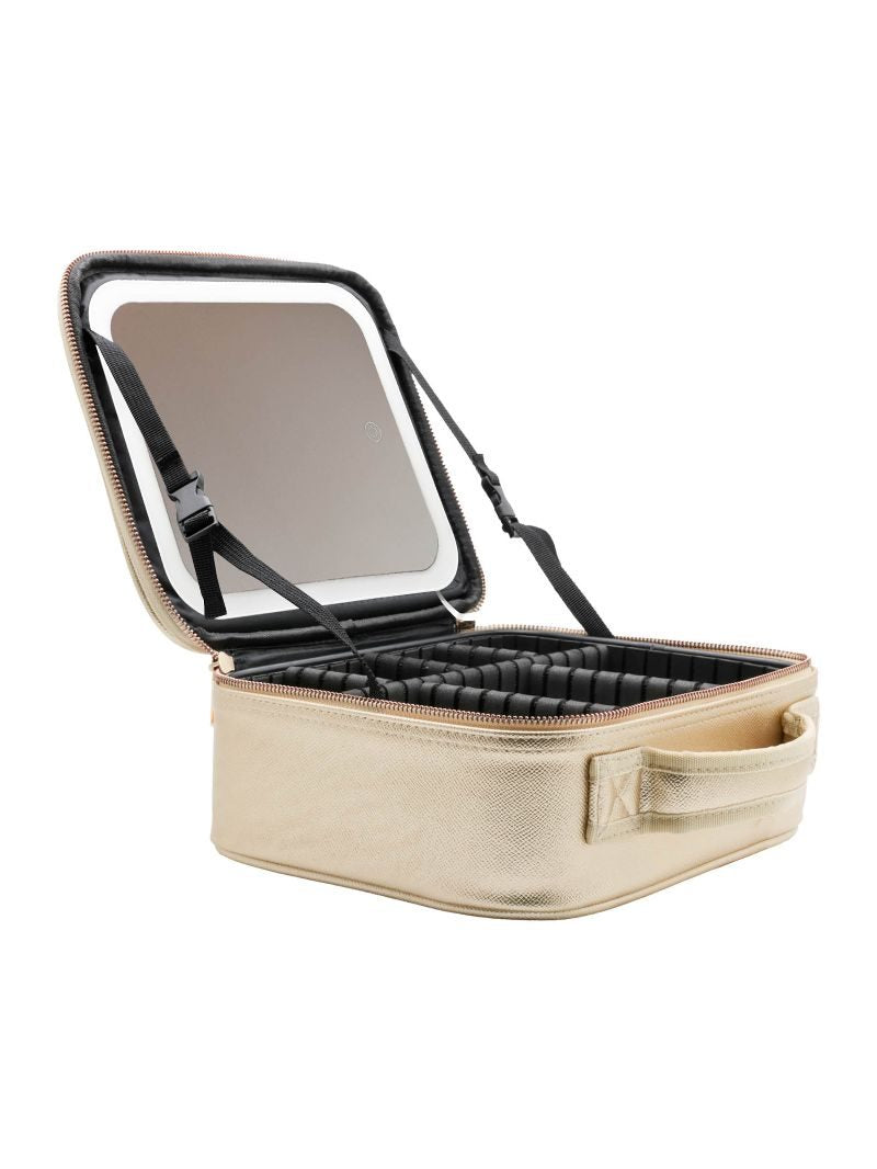 Gold Vegan Leather Travel Case by Simply Southern