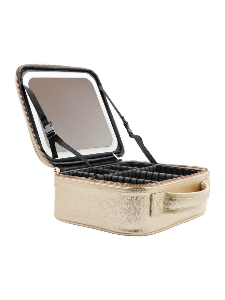 Gold Vegan Leather Travel Case by Simply Southern