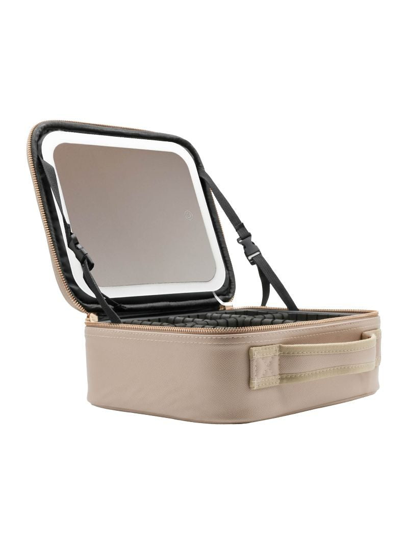 Beige Vegan Leather Travel Case by Simply Southern