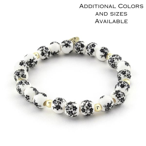 JULY PREORDER: Cherry Blossom Bracelet by Erimish (Ships in 2-3 Weeks)