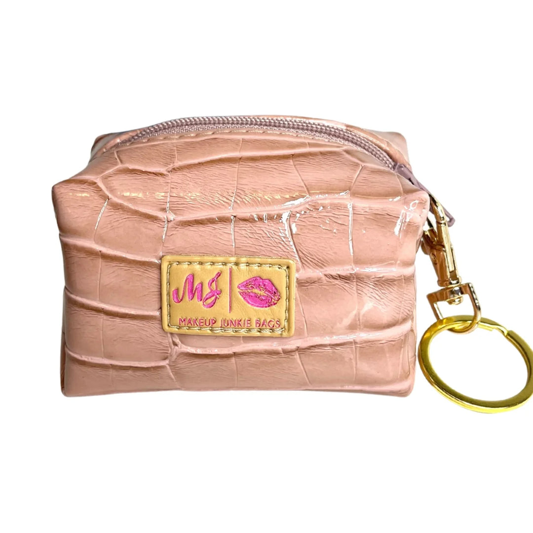 Dusty Blush Bitty Bobbie by Makeup Junkie Bags (SEPT ARRAY: Ships in 4-5 Weeks)