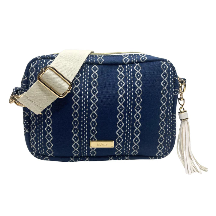 MJ TX PREPO: MJ Luxe Woven Aztec Uptown by Makeup Junkie (Ships in 4-5 Weeks)