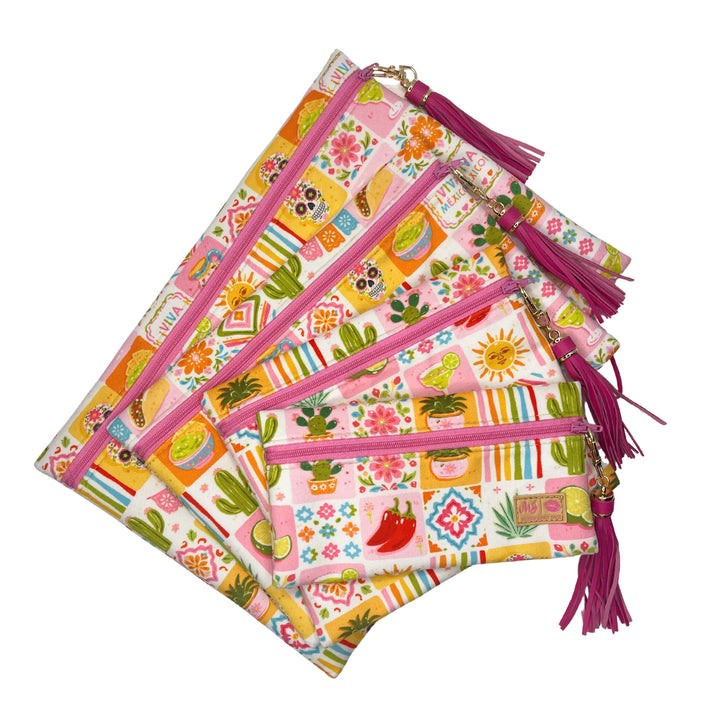 Senorita Sunrise by Makeup Junkie Bags (Ready to Ship)