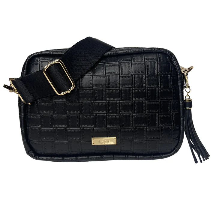 MJ TX PREPO: MJ Luxe Onyx Basket Weave Uptown by Makeup Junkie (Ships in 4-5 Weeks)