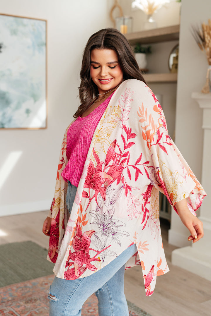 Vacay Season Bell Sleeve Kimono - 4/6