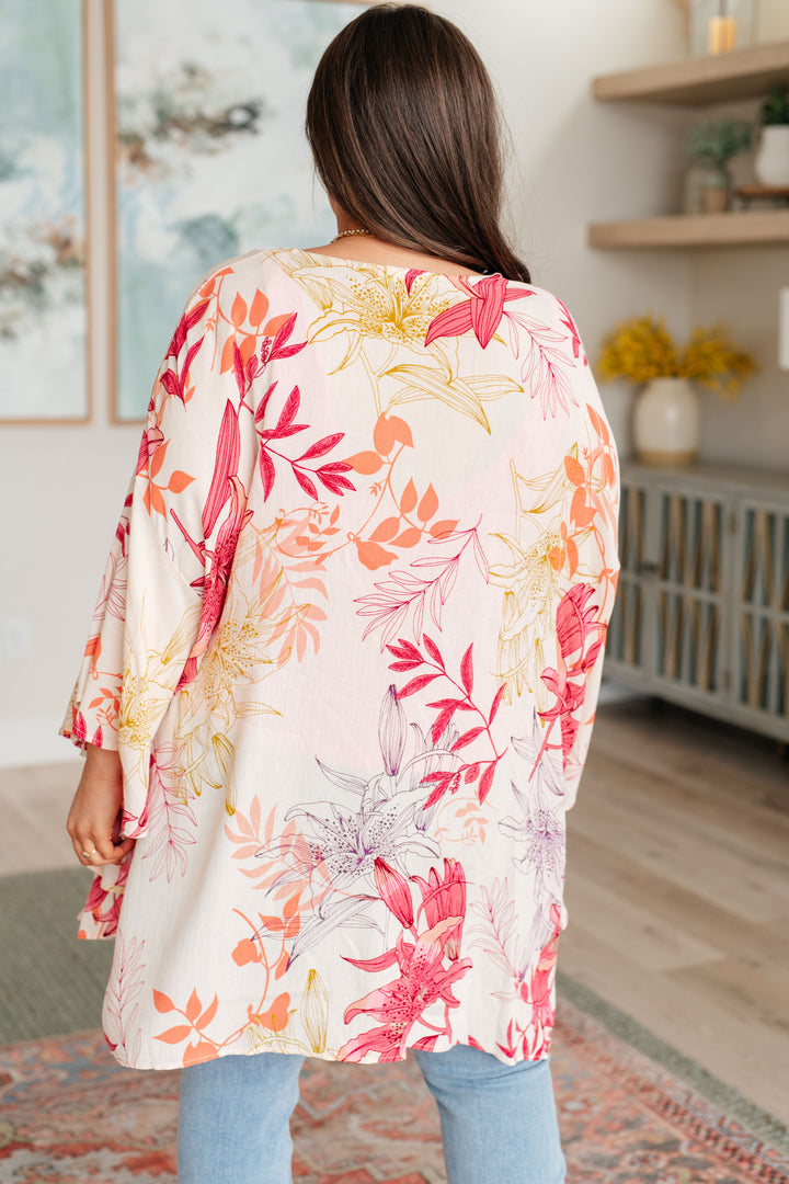 Vacay Season Bell Sleeve Kimono - 4/6