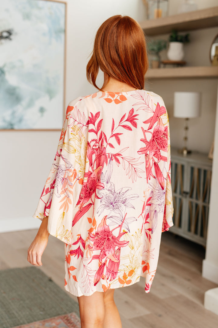 Vacay Season Bell Sleeve Kimono - 4/6